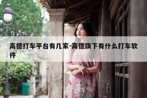 高德打车平台有几家-高德旗下有什么打车软件-第1张图片-优惠活动网 高德打车平台有几家-高德旗下有什么打车软件-第1张图片-优惠活动网