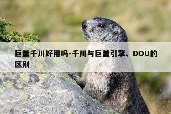 巨量千川好用吗-千川与巨量引擎、DOU的区别-第1张图片-优惠活动网