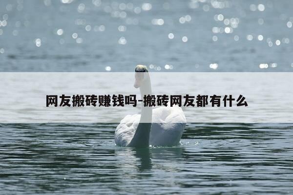 网友搬砖赚钱吗-搬砖网友都有什么-第1张图片-优惠活动网
