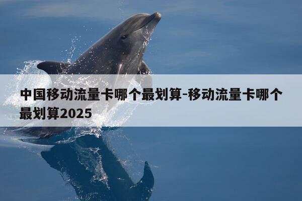 中国移动流量卡哪个最划算-移动流量卡哪个最划算2025-第1张图片-优惠活动网 中国移动流量卡哪个最划算-移动流量卡哪个最划算2025-第1张图片-优惠活动网