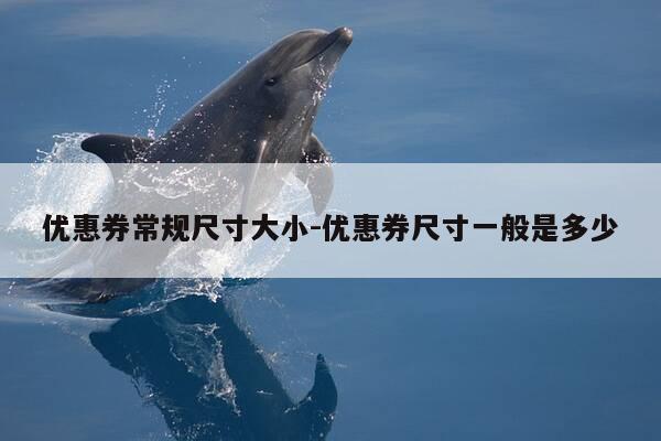 优惠券常规尺寸大小-优惠券尺寸一般是多少-第1张图片-优惠活动网