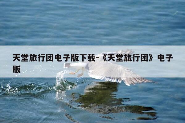 天堂旅行团电子版下载-《天堂旅行团》电子版-第1张图片-优惠活动网