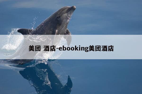 美团 酒店-ebooking美团酒店-第1张图片-优惠活动网