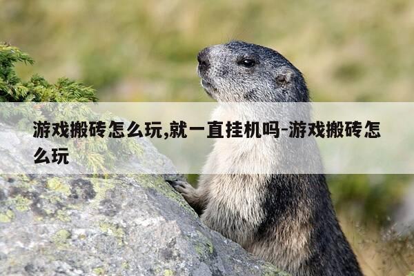 游戏搬砖怎么玩,就一直挂机吗-游戏搬砖怎么玩-第1张图片-优惠活动网 游戏搬砖怎么玩,就一直挂机吗-游戏搬砖怎么玩-第1张图片-优惠活动网