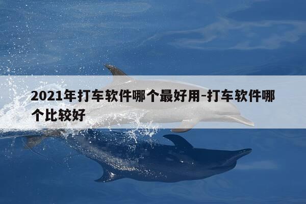 2021年打车软件哪个最好用-打车软件哪个比较好-第1张图片-优惠活动网