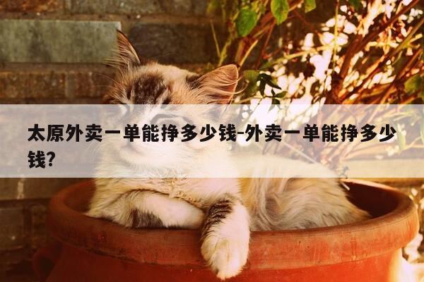 太原外卖一单能挣多少钱-外卖一单能挣多少钱?-第1张图片-优惠活动网