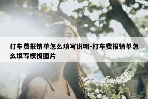 打车费报销单怎么填写说明-打车费报销单怎么填写模板图片-第1张图片-优惠活动网