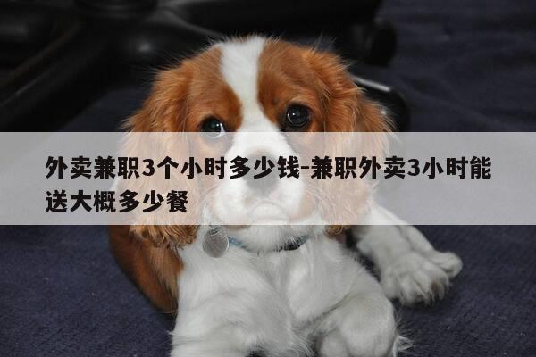 外卖兼职3个小时多少钱-兼职外卖3小时能送大概多少餐-第1张图片-优惠活动网 外卖兼职3个小时多少钱-兼职外卖3小时能送大概多少餐-第1张图片-优惠活动网