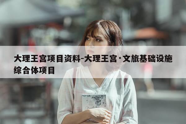 大理王宫项目资料-大理王宫·文旅基础设施综合体项目-第1张图片-优惠活动网