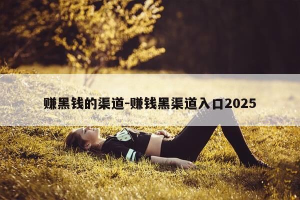 赚黑钱的渠道-赚钱黑渠道入口2025-第1张图片-优惠活动网