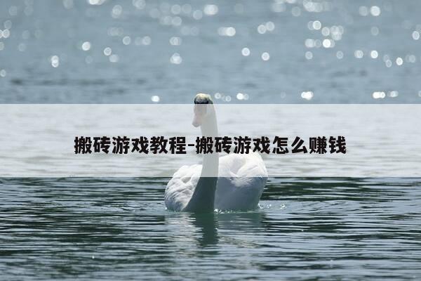 搬砖游戏教程-搬砖游戏怎么赚钱-第1张图片-优惠活动网