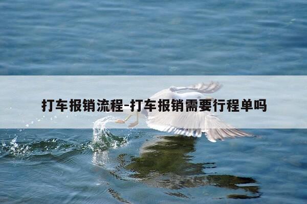 打车报销流程-打车报销需要行程单吗-第1张图片-优惠活动网