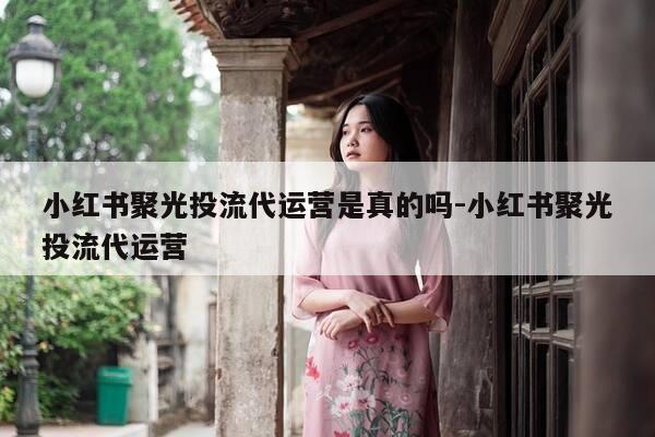 小红书聚光投流代运营是真的吗-小红书聚光投流代运营-第1张图片-优惠活动网