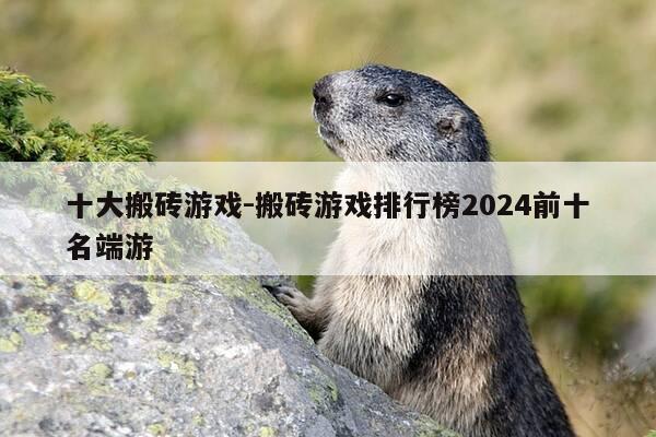 十大搬砖游戏-搬砖游戏排行榜2024前十名端游-第1张图片-优惠活动网