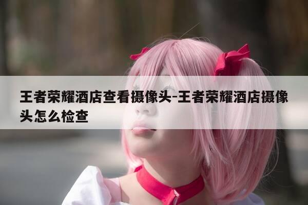 王者荣耀酒店查看摄像头-王者荣耀酒店摄像头怎么检查-第1张图片-优惠活动网