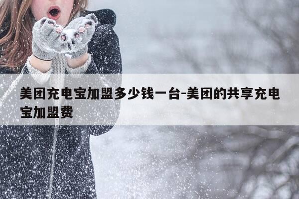 美团充电宝加盟多少钱一台-美团的共享充电宝加盟费-第1张图片-优惠活动网