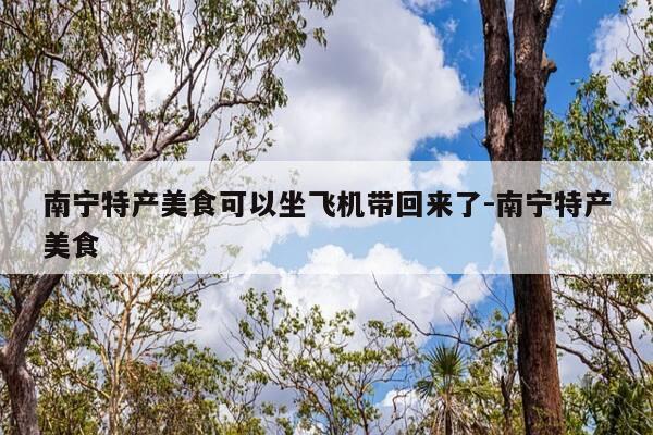 南宁特产美食可以坐飞机带回来了-南宁特产美食-第1张图片-优惠活动网 南宁特产美食可以坐飞机带回来了-南宁特产美食-第1张图片-优惠活动网
