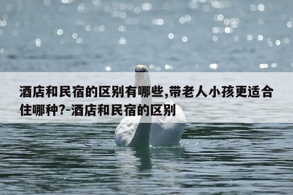 酒店和民宿的区别有哪些,带老人小孩更适合住哪种?-酒店和民宿的区别-第1张图片-优惠活动网 酒店和民宿的区别有哪些,带老人小孩更适合住哪种?-酒店和民宿的区别-第1张图片-优惠活动网