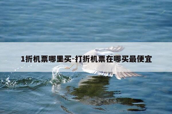 1折机票哪里买-打折机票在哪买最便宜-第1张图片-优惠活动网 1折机票哪里买-打折机票在哪买最便宜-第1张图片-优惠活动网