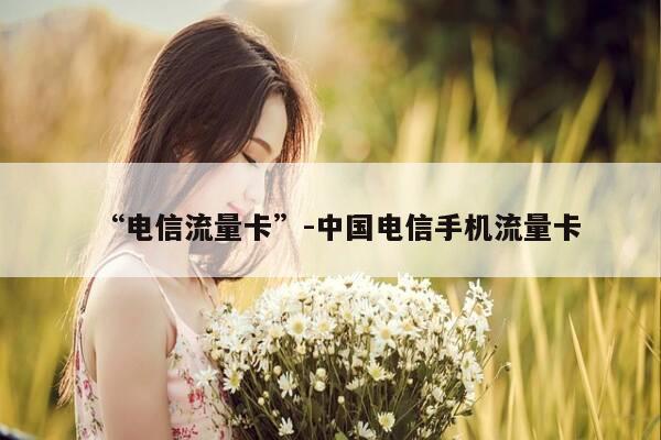“电信流量卡”-中国电信手机流量卡-第1张图片-优惠活动网
