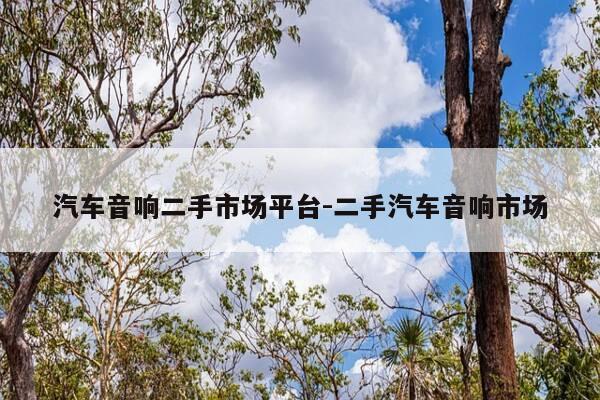 汽车音响二手市场平台-二手汽车音响市场-第1张图片-优惠活动网 汽车音响二手市场平台-二手汽车音响市场-第1张图片-优惠活动网