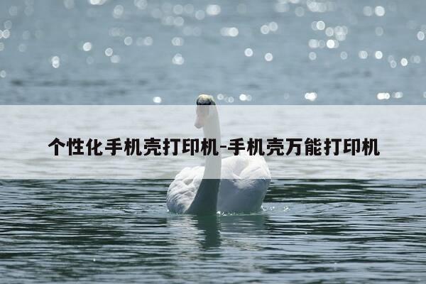 个性化手机壳打印机-手机壳万能打印机-第1张图片-优惠活动网