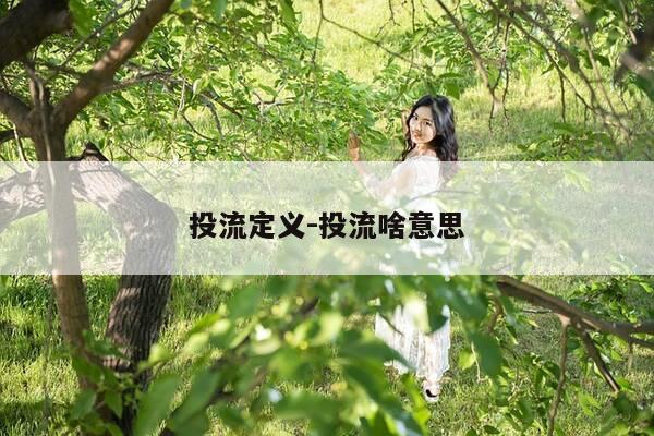 投流定义-投流啥意思-第1张图片-优惠活动网