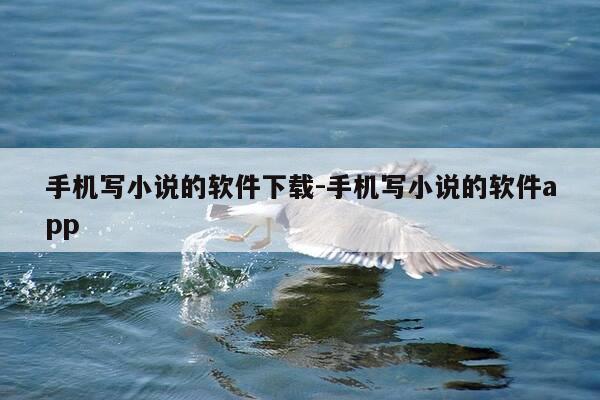 手机写小说的软件下载-手机写小说的软件app-第1张图片-优惠活动网