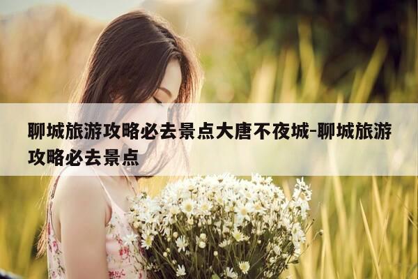 聊城旅游攻略必去景点大唐不夜城-聊城旅游攻略必去景点-第1张图片-优惠活动网