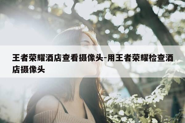 王者荣耀酒店查看摄像头-用王者荣耀检查酒店摄像头-第1张图片-优惠活动网