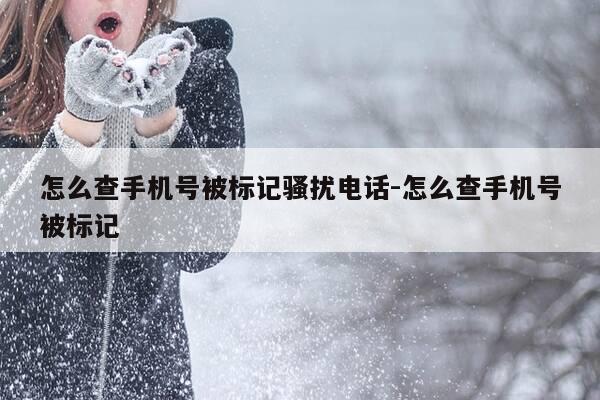 怎么查手机号被标记骚扰电话-怎么查手机号被标记-第1张图片-优惠活动网
