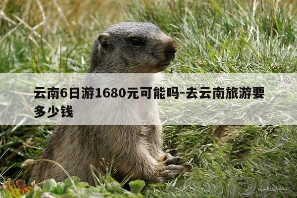 云南6日游1680元可能吗-去云南旅游要多少钱-第1张图片-优惠活动网