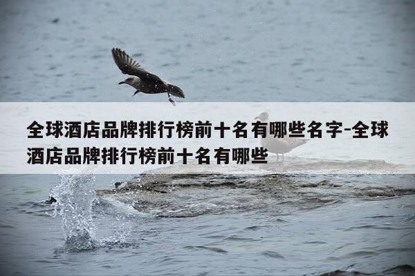 全球酒店品牌排行榜前十名有哪些名字-全球酒店品牌排行榜前十名有哪些-第1张图片-优惠活动网