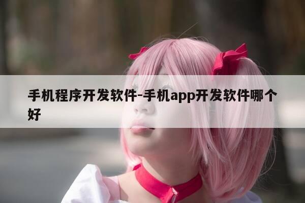 手机程序开发软件-手机app开发软件哪个好-第1张图片-优惠活动网