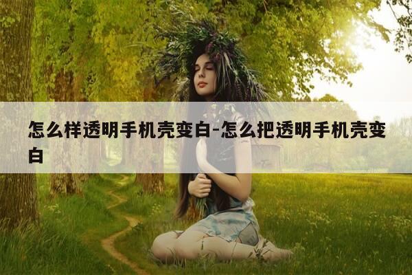 怎么样透明手机壳变白-怎么把透明手机壳变白-第1张图片-优惠活动网