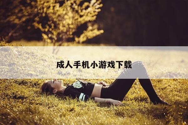 成人手机小游戏下载-第1张图片-优惠活动网