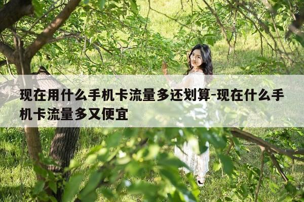 现在用什么手机卡流量多还划算-现在什么手机卡流量多又便宜-第1张图片-优惠活动网