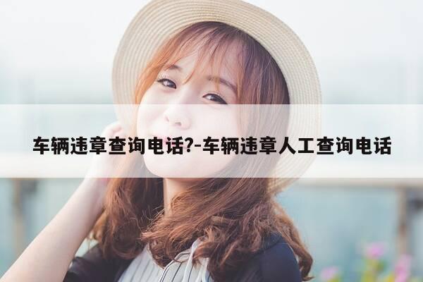 车辆违章查询电话?-车辆违章人工查询电话-第1张图片-优惠活动网