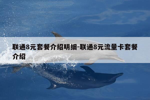 联通8元套餐介绍明细-联通8元流量卡套餐介绍-第1张图片-优惠活动网