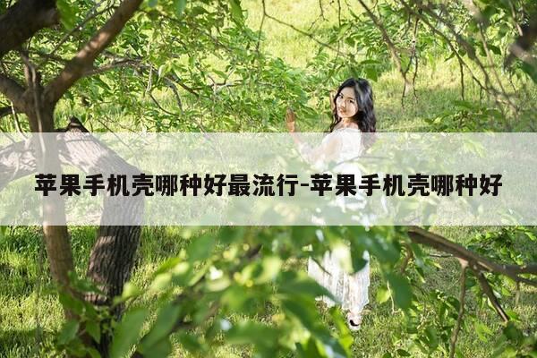 苹果手机壳哪种好最流行-苹果手机壳哪种好-第1张图片-优惠活动网