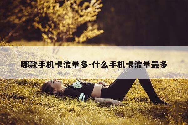 哪款手机卡流量多-什么手机卡流量最多-第1张图片-优惠活动网 哪款手机卡流量多-什么手机卡流量最多-第1张图片-优惠活动网
