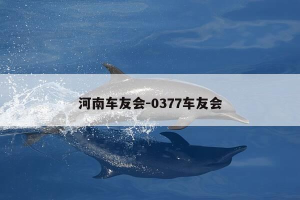 河南车友会-0377车友会-第1张图片-优惠活动网