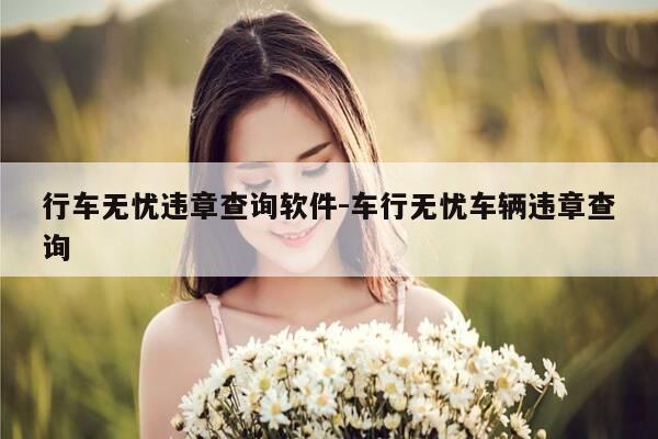 行车无忧违章查询软件-车行无忧车辆违章查询-第1张图片-优惠活动网 行车无忧违章查询软件-车行无忧车辆违章查询-第1张图片-优惠活动网