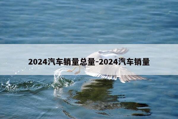 2024汽车销量总量-2024汽车销量-第1张图片-优惠活动网