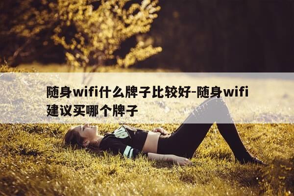 随身wifi什么牌子比较好-随身wifi建议买哪个牌子-第1张图片-优惠活动网