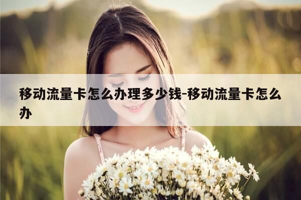 移动流量卡怎么办理多少钱-移动流量卡怎么办-第1张图片-优惠活动网