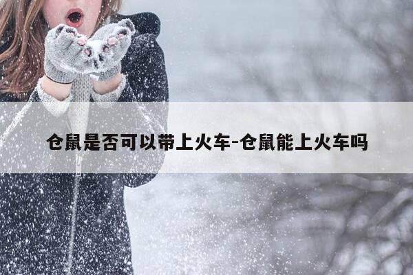 仓鼠是否可以带上火车-仓鼠能上火车吗-第1张图片-优惠活动网