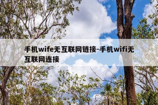 手机wife无互联网链接-手机wifi无互联网连接-第1张图片-优惠活动网 手机wife无互联网链接-手机wifi无互联网连接-第1张图片-优惠活动网