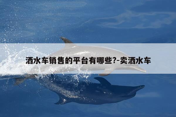 洒水车销售的平台有哪些?-卖洒水车-第1张图片-优惠活动网 洒水车销售的平台有哪些?-卖洒水车-第1张图片-优惠活动网
