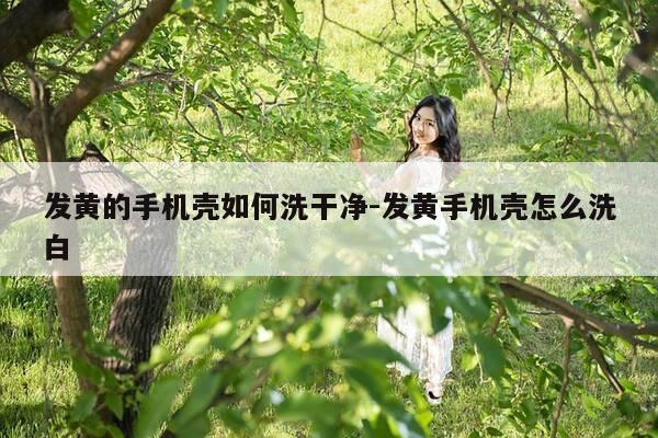 发黄的手机壳如何洗干净-发黄手机壳怎么洗白-第1张图片-优惠活动网